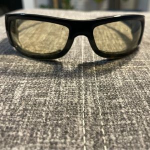 Black Harley Davidson safety glasses with lightly tinted lens